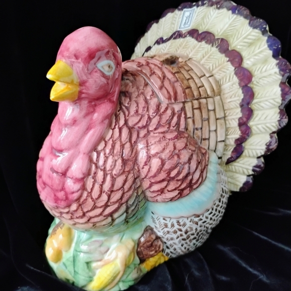 Fitz And Floyd Turkey Tea Pot - Picture 1 of 3